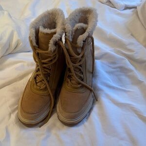 Sorel Brown Fur-Lined Boots